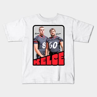 The Kelce Brothers Trading Card Kids T-Shirt